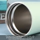 thumbnail image 4 of Yuarrent Frasco de vacío de acero inoxidable, paja desmontable antideslizante, 500ml, reutilizable, lavable, para leche, café, agua, taza, suministros Cocina y Comedor Blanco Yuarrent HA073675-01B, 4 of 6