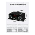 thumbnail image 5 of Digital Bluetooth Amplifier 12V Home Car 2 Channel HIFI Sound Speaker FM Receiver, 5 of 5