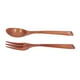 thumbnail image 5 of Utensilio de Cocina de Madera ANGGREK Juego de cuchara de Tenedor de Madera Inofensivo 2 Piezas Para Niños, 5 of 8