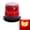red light, variant on LED Solar Safe Beacons Auto On/Off Function High Visibility ABS Weather Resistant for Night time Roadwork Emergency Use
