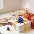 thumbnail image 2 of Yhmxh 4th of July Patriotic Tinsel Star Decor, 5.5" Red White Blue Firework Pom Pom Decorations for Independence Day, Memorial Day, Patriotic Party Supplies, Gift Wrapping, Table Centerpiece, 2 of 7