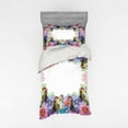 thumbnail image 1 of Ambesonne Floral Bedding Set 3 Pcs, Pastel Tender Butterflies, Twin, Multicolor, 1 of 3