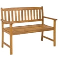 thumbnail image 2 of Banco de Jardín Costway Madera Acacia 2 Plazas 110 x 56,5 x 86 cm Natural, 2 of 10