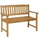 thumbnail image 2 of Banco de Jardín Costway Madera Acacia 2 Plazas 110 x 56,5 x 86 cm Natural, 2 of 10