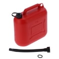 thumbnail image 4 of Jerry Can ABS Plastic Portable Gas Canister Military Style Oil Tank Industrial Supply 10L Red, 4 of 5