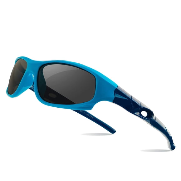 Gafas de sol polarizadas para niños AODUOKE para niños y niñas de 4 a 12 años con correa