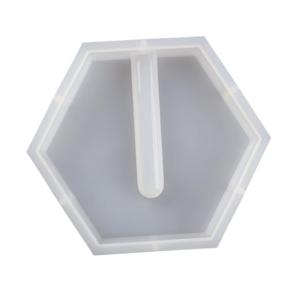 Molde de silicona para jarrón, estación de propagación de plantas para molde de resina para hidroponía Hexágono
