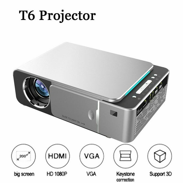 Geweldig Persona Aardrijkskunde Full HD LED Projector 4k 3500 Lumens HDMI USB 1080P Portable Cinema  Proyector Beamer - Walmart.com