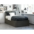 thumbnail image 4 of Richmond Twin Extra Long Bed with Footboard and Twin Extra Long Trundle in Grey, 4 of 7