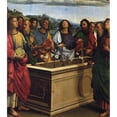 thumbnail image 2 of Raphael 20x22 Black Modern Framed Museum Art Print Titled - Coronation Of The Virgin Detail, 2 of 4