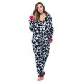 thumbnail image 5 of Just Love Adult Bodysuit with Animal Prints / Pajamas (Cow, X-Small), 5 of 6