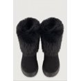 thumbnail image 4 of Women's Faux Fur Cuff Low Platform Boots, 4 of 6