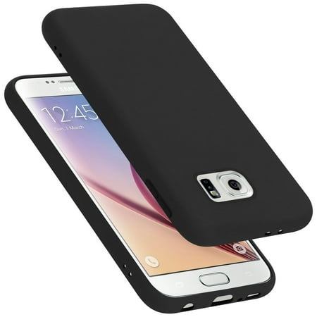 Cadorabo Case for Samsung Galaxy S6 Cover in LIQUID BLACK TPU Silicone Protection