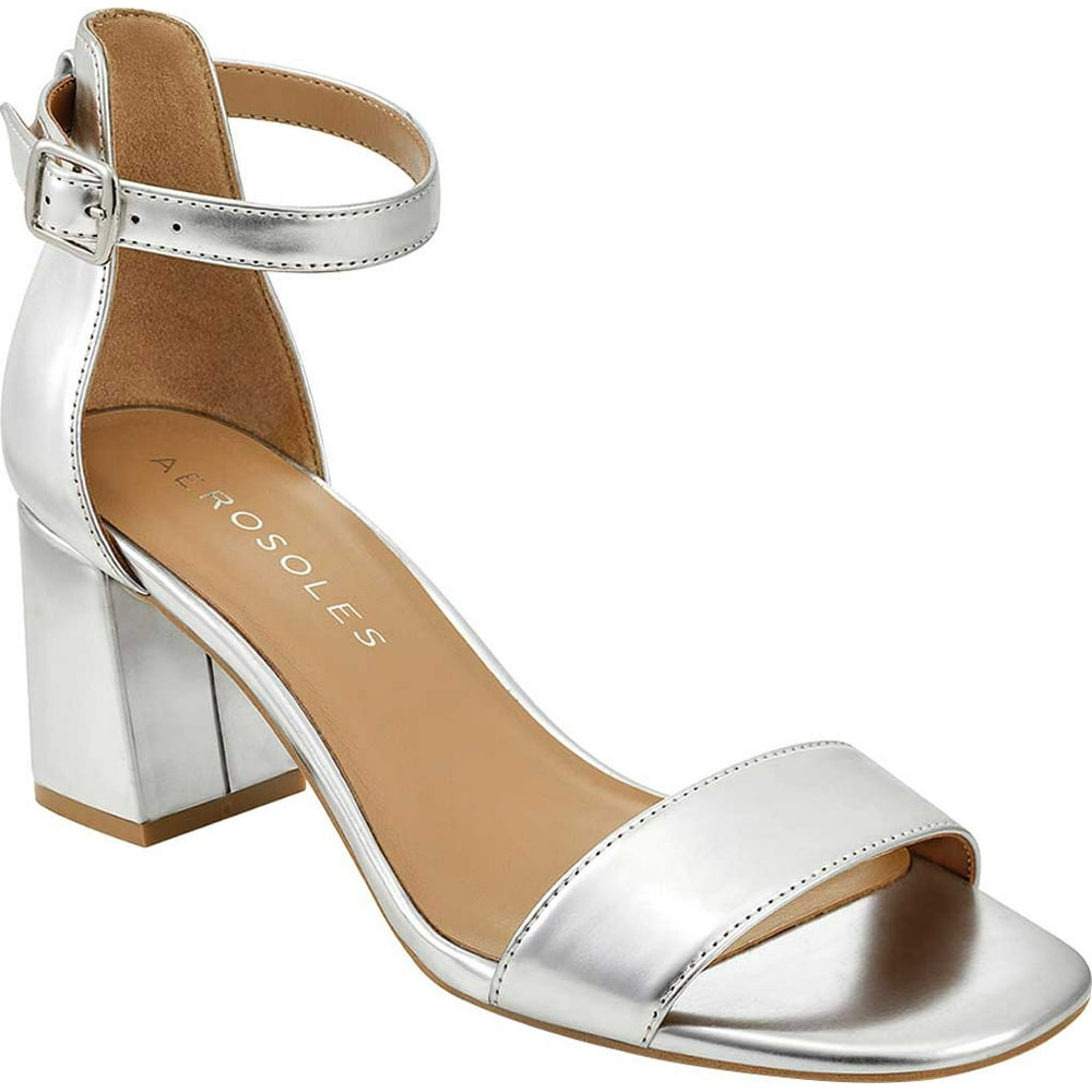 aerosoles metallic sandals