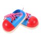 thumbnail image 1 of 2 piezas de juguete de madera para atar zapatos para niños, juguete de aprendizaje temprano para enhebrar, aprender a atarse los cordones, actividad de motricidad fina, juguete educativo., 1 of 7