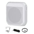 thumbnail image 1 of Mini Voice Amplifier with Microphone Headset and Waistband Megaphone Speaker for White, 1 of 8