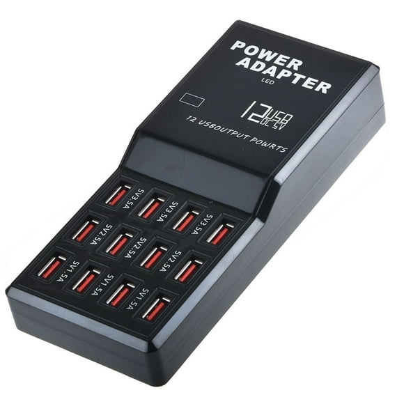 Multi Ports USB Hub Charger Station 12 Ports Charging Smart Wall Charger Fast Charging Station ,Easy to Use