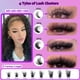 thumbnail image 3 of Extensiones de pestañas DAODER Natural & Thick Lash 640 unidades 40D+60D+80D+100D, 3 of 7