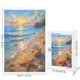 thumbnail image 2 of 1000 Piece Jigsaw Puzzle for Adults – Beach Shell Design – Relaxing 1000 pcs Wooden Puzzle for Beach Lovers, Challenging Yet Fun Puzzle for Home Decor, 2 of 8