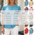 thumbnail image 3 of ClodeEU Women's Round Neck Short Sleeve Blouses,Casual Loose Fit Shirts for Summer ,Women's Plus S, 3 of 7