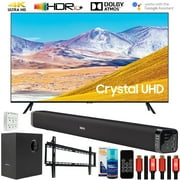 Samsung UN65TU8000 65" 4K Ultra HD LED TV (2020) with Deco Gear Home Theater Bundle(UN65TU8000FXZA TU8000 65 Inch TV)