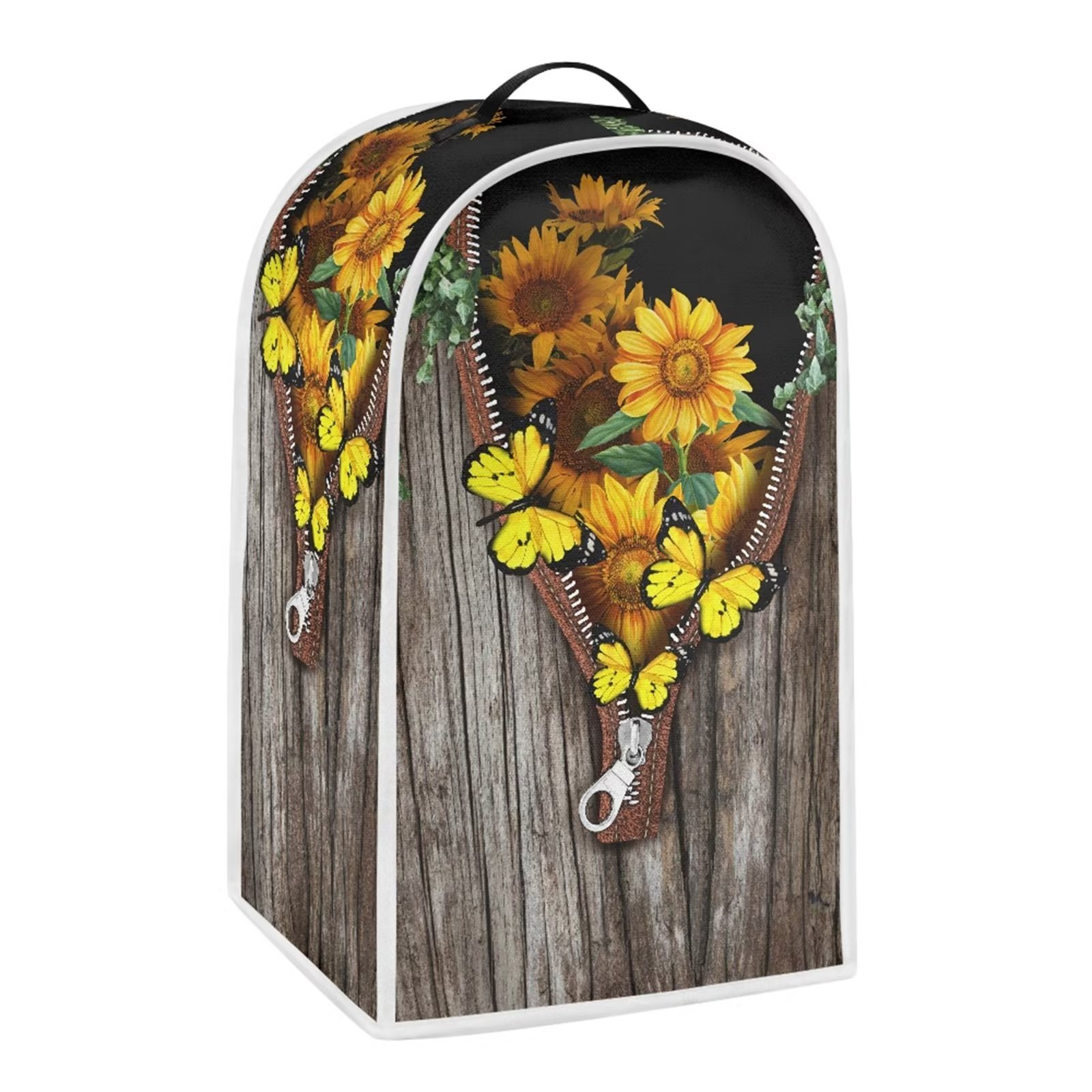 Suhoaziia Sunflower Blender Cover with Durable Hook Top Handle,Dust