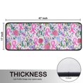 thumbnail image 5 of Kitchen Rugs Sets Of 2,Pink Breast Cancer Anti Fatigue Kitchen Mat Rugs Non Slip Washable,Decorative Kitchen Floor Mats for Kitchen,Sink,Laundry,17"x47"+17"x47", 5 of 5