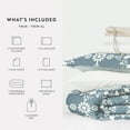 thumbnail image 3 of Noble Linens 8 Piece Dorm Bedding Bundle, Comforter & Sheet Set, Pillows, Laundry Bag, 3 of 8