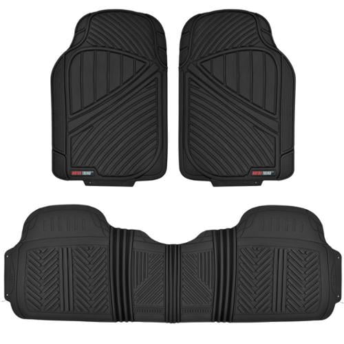 Motor Trend FlexTough Baseline Heavyduty Rubber Floor Mats