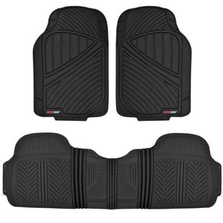 Motor Trend Flextough Baseline Heavy Duty Rubber Floor Mats