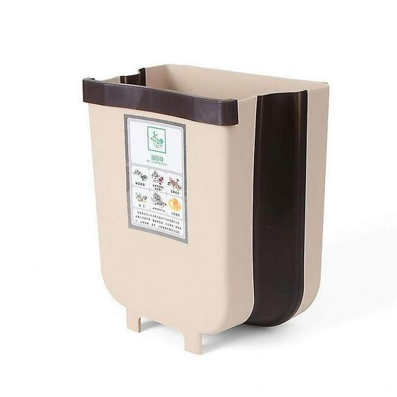 Hanging Folding Mini Trash Can Small Collapsible Garbage Bin Under Sink Wall Mounted Folding Waste Bin Mini Garbage Container