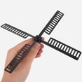 thumbnail image 4 of LOLIPPYY 5 Sets Garden Windmill Leaf Decoration Plastic Black Waterproof for Yard Decor Items, 4 of 8