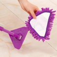 thumbnail image 3 of Mini Triangle Mop, 180 Degree Rotatable Triangular Cleaning Mop Adjustable Spin Scrubber Tool Cordless and Handheld Bathroom Scrubber for Tub, Tile, Floor and Wall, 3 of 8