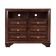 thumbnail image 5 of Glory Furniture LaVita 6 Drawer TV Stand in Cappuccino, 5 of 8
