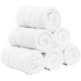 thumbnail image 4 of Luxury Hotel & Spa Towel 100% Genuine Turkish Cotton Hand Towels - White - Dobby Border - Set of 6, 4 of 5