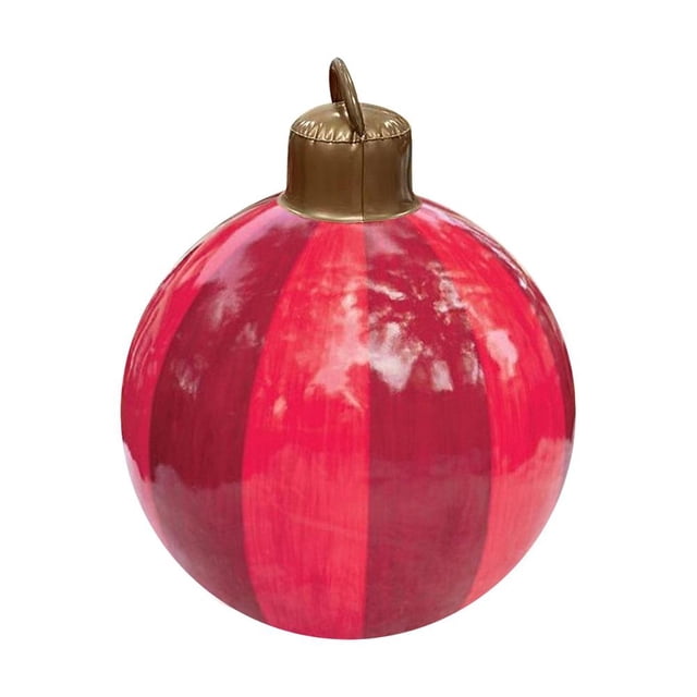 Bola inflable de Navidad Bola de Navidad de PVC Bola inflable Decoración personalizada 60 cm Bolas de fiesta de Navidad
