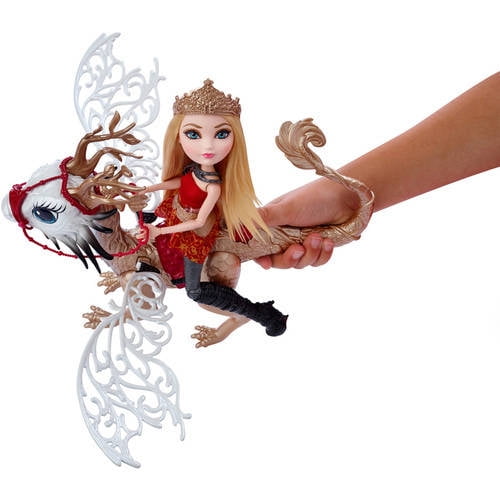  Mattel Ever After High School Spirit Apple White and Raven Queen  Doll (2-Pack) : Toys & Games