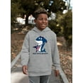 thumbnail image 2 of Music And Shark Hoodie Juniors -Image by Shutterstock,  Large, 2 of 4