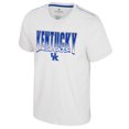 thumbnail image 2 of Men's Colosseum White Kentucky Wildcats Dual Logo T-Shirt, 2 of 3