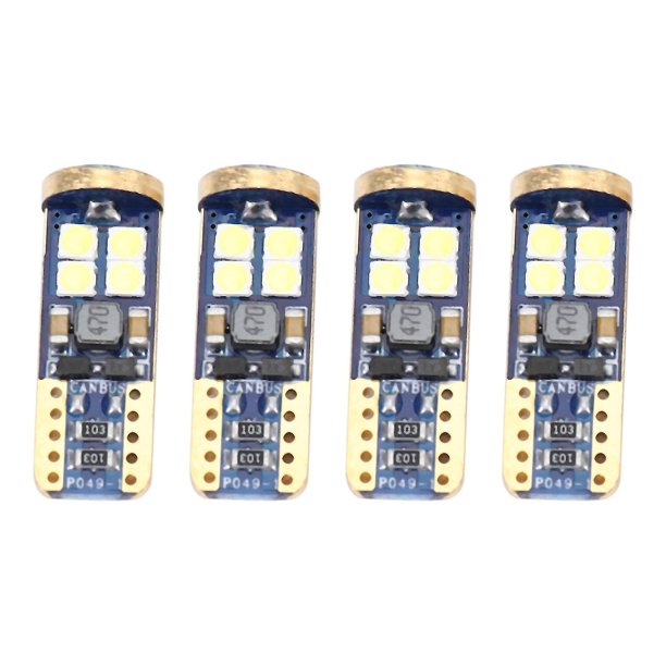 T10 168 llevó el bulbo del coche 4pcs 194 W5w 12-smd 3030 bulbos llevados chipset