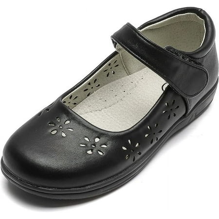 kkdom Girls Dress Shoes Mary Jane Shoes for Girl Ballet Flats Back to School Princess Wedding Shoes Size 12 Little Kid