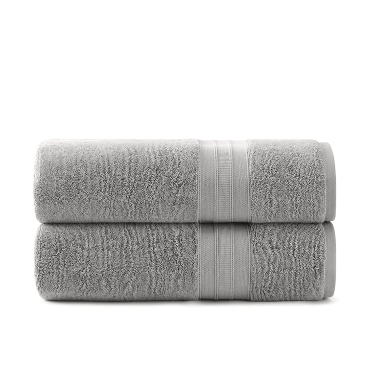 Wamsutta 1846 Luxury Bath Sheet 2-Piece Set, Grey photo 1