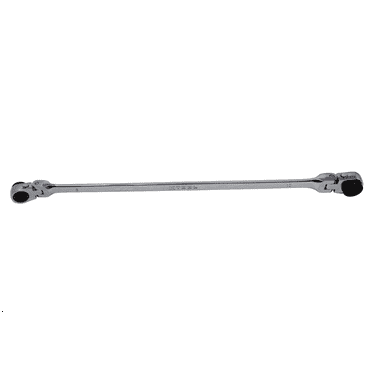 K Tool International Wrench 8mm x 10mm Metric Ratcheting Reversible Double Box Universal Spline 90 Tooth