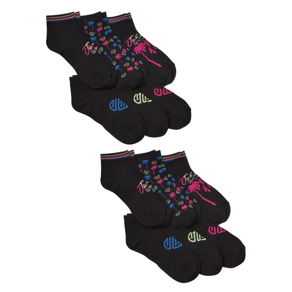 Justice Girls Ankle Socks, 12-Pack, Sizes M-L