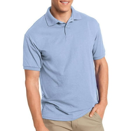 Hanes Men's EcoSmart Short Sleeve Jersey Polo Shirt