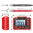 thumbnail image 5 of Ziuscore ANENG 2000mΩ 1999 Counts Digital Megohmmeter Portable Insulation Resistance Meter Battery Powered Tester Electrician Supplies Red, 5 of 6