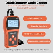PARANNIC MS309PRO Automotive Diagnostic Tool with OBD2 Scanner, Professional Vehicles Scan Tools, 1 Piece