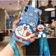 thumbnail image 1 of Funda Doraemon Para OPPO A1k A3s A5s A7 A11k A12 A12e A5 A9 2020 A31 A32 A33 A53 A37 A39 A57 Moda Linda De Silicona Suave Con Soporte Y Cordón Para Muñecas, 1 of 4