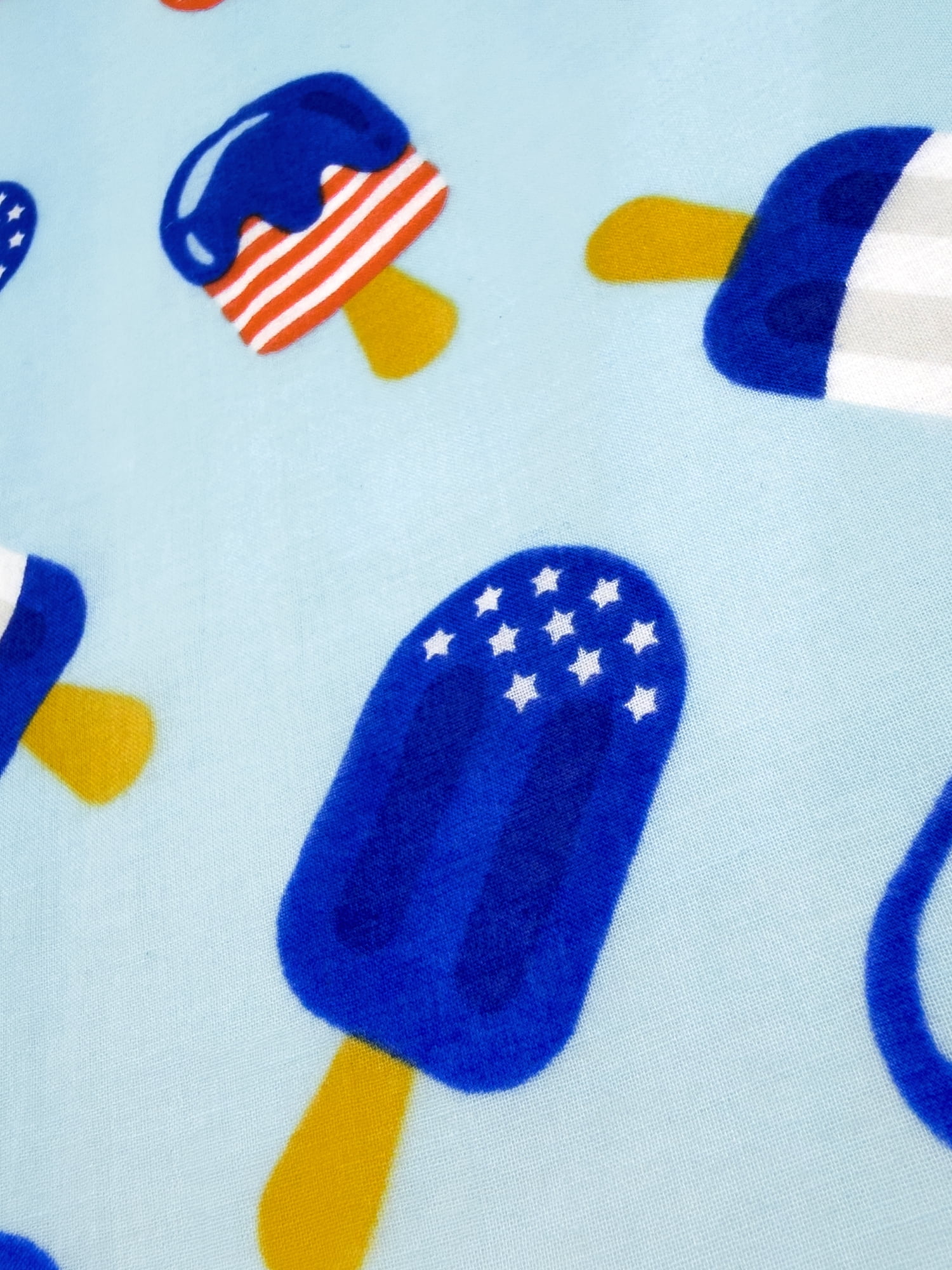 Fourth of July Women’s USA Popsicles Bandana from Way to Celebrate, One Size, Blue/Multi