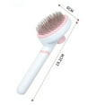 thumbnail image 2 of Laegsmetg Pet beauty hair removal dog comb for peeling off hair removal mat pet massage self cleaning brush, 2 of 6